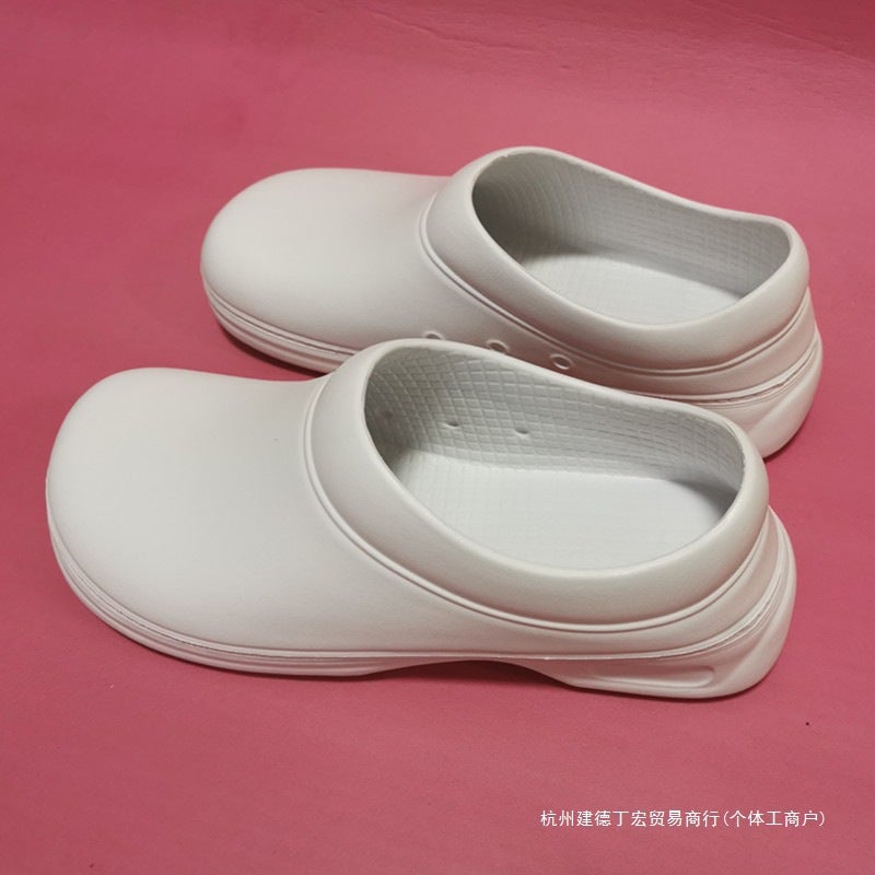 Chef Shoes Non-Slip Kitchen Shoes Work Shoes Oil-Proof Waterproof Wear-Resistant Kitchen Rubber Shoes Special Eva Shoes - Image 4